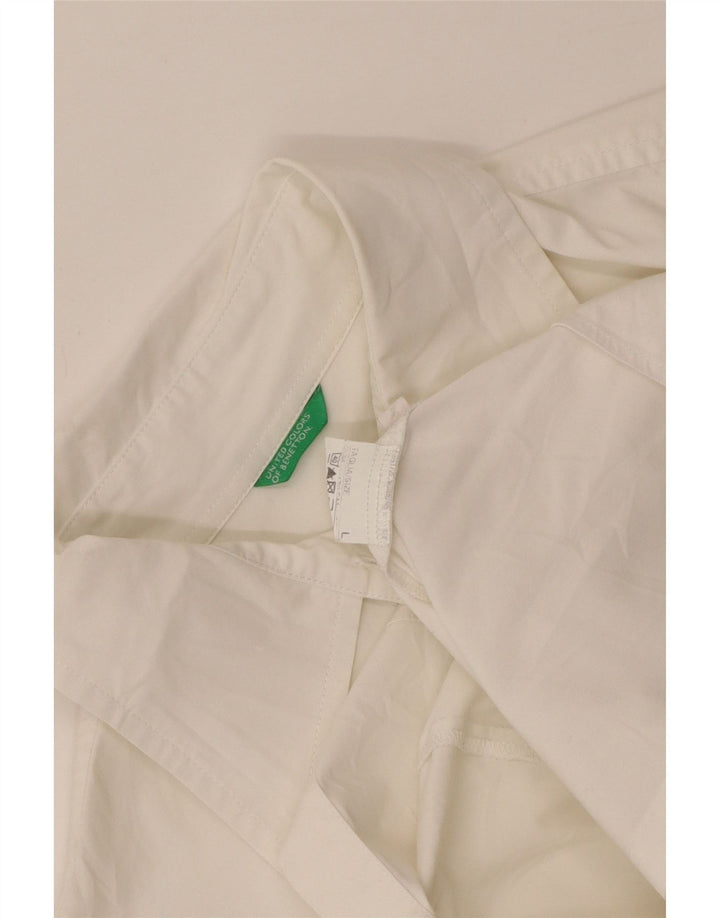 Benetton ženska košulja UK 14 velika bijela