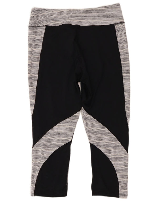 Champion ženske kapri tajice UK 18 XL crni prugasti poliester