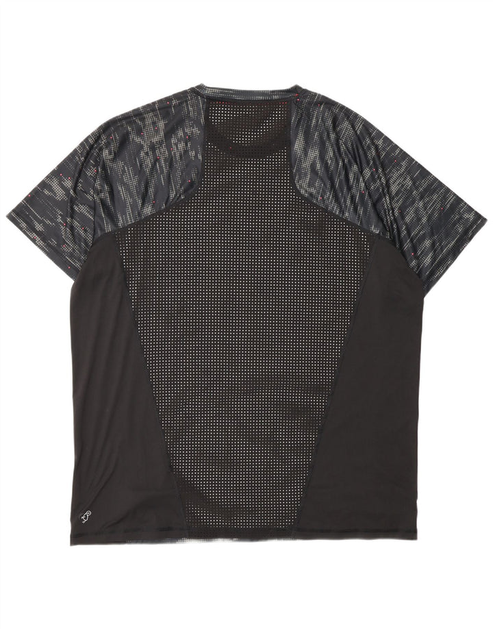 Nike muška majica kratkih rukava 2XL crni maskirni poliester