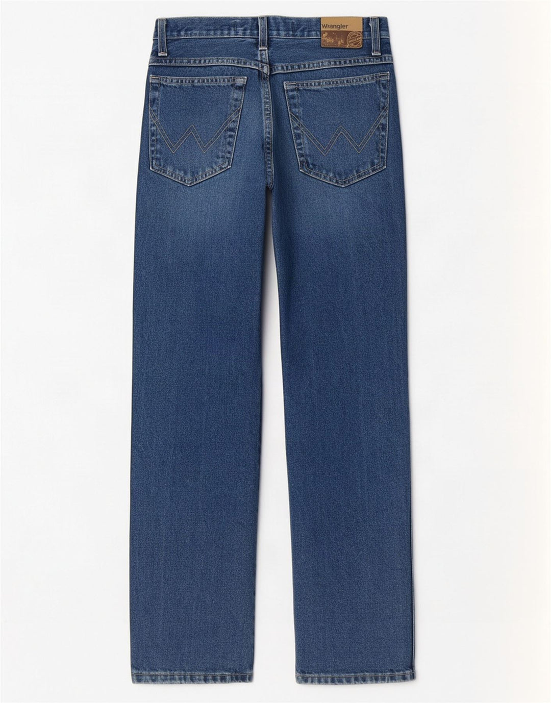 Wrangler muške obične ravne traperice W30 L30 plavi pamuk