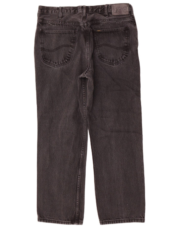 Lee Mens Brooklyn Comfort Straight Jeans W38 L30 Grey Cotton