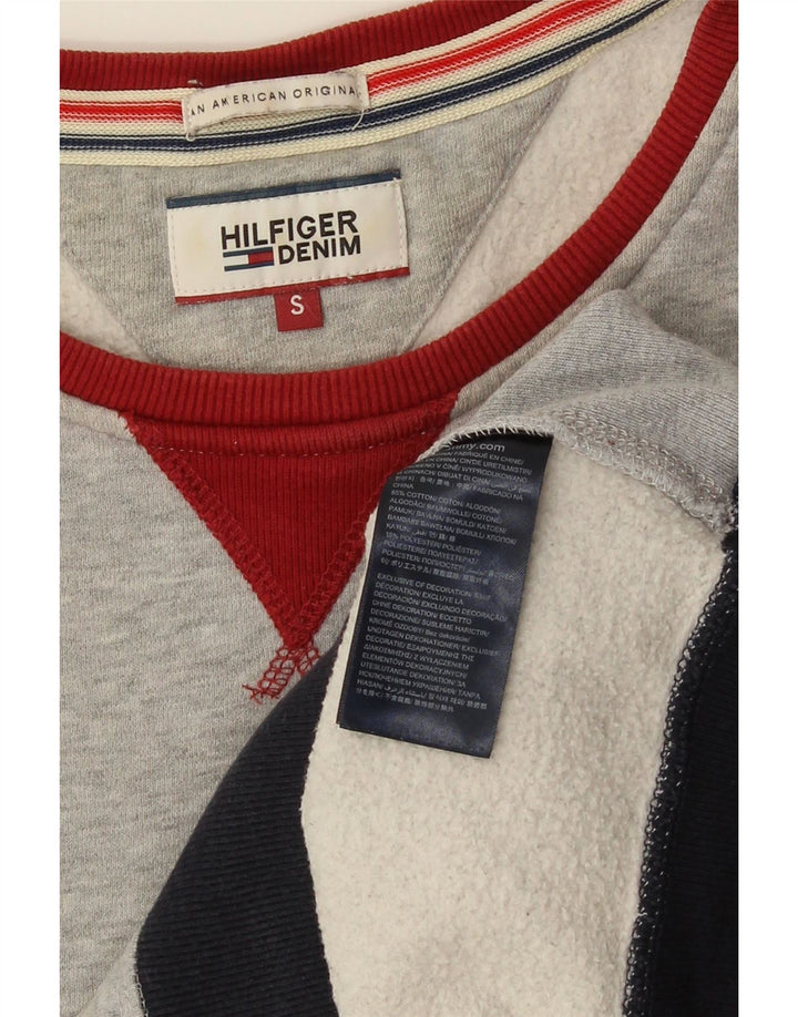 Tommy Hilfiger ženski džemper s grafičkim motivima UK 10 Small Gray