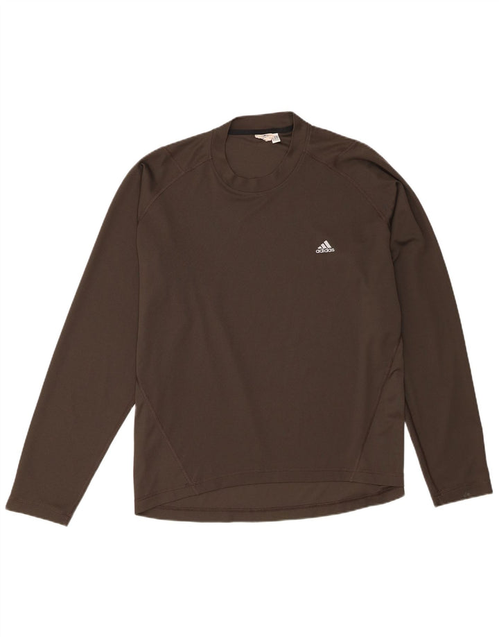 Adidas muška majica dugih rukava XL kaki poliester