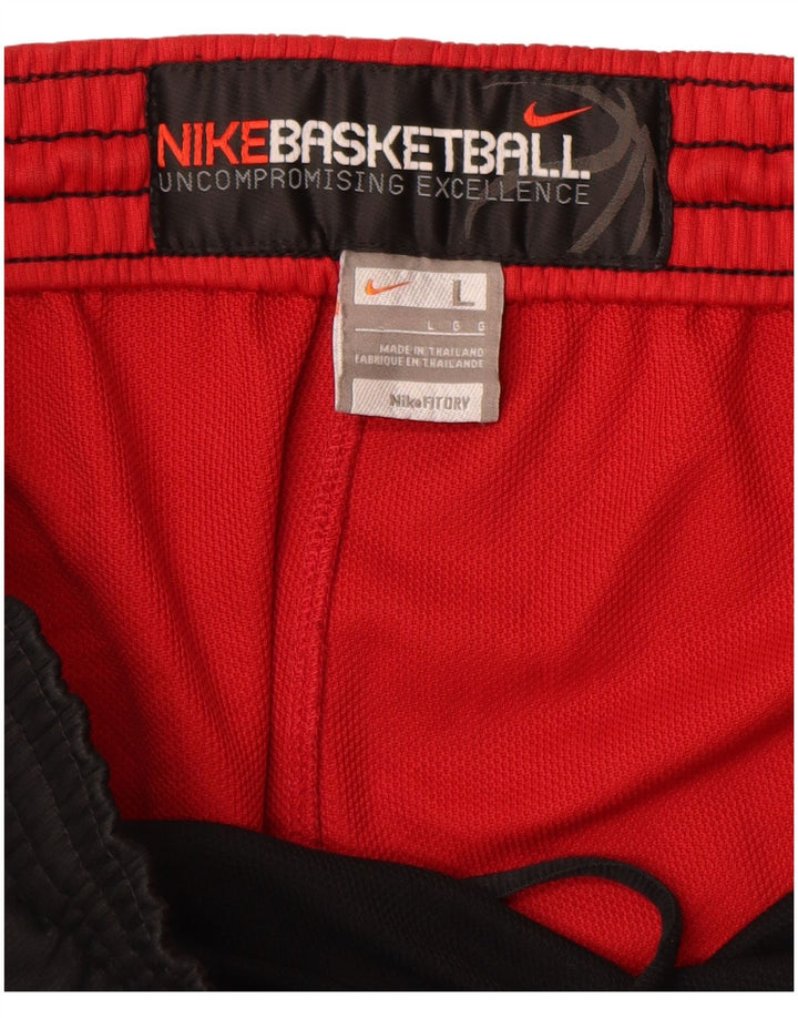 Nike muške kratke sportske hlače s grafičkim motivima, veliki crni poliester u boji