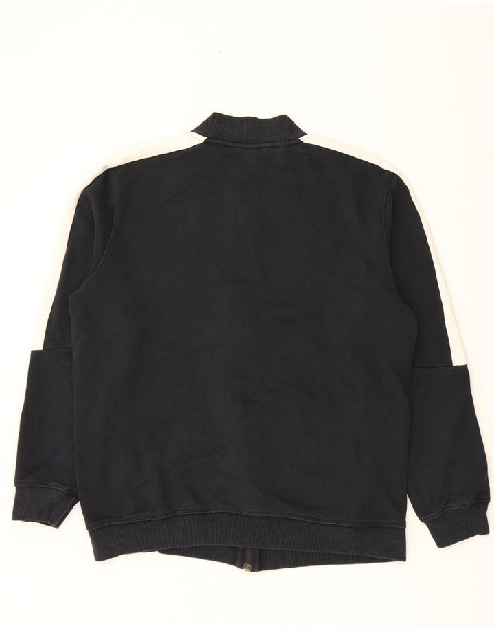 PUMA Womens Tracksuit Top Jacket UK 14 Medium Black Colourblock Cotton Vintage Puma and Second-Hand Puma from Messina Hembry 