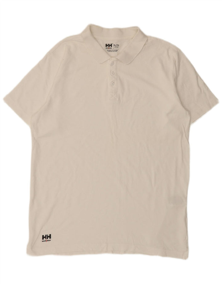 Helly Hansen muška polo majica XL bijeli pamuk