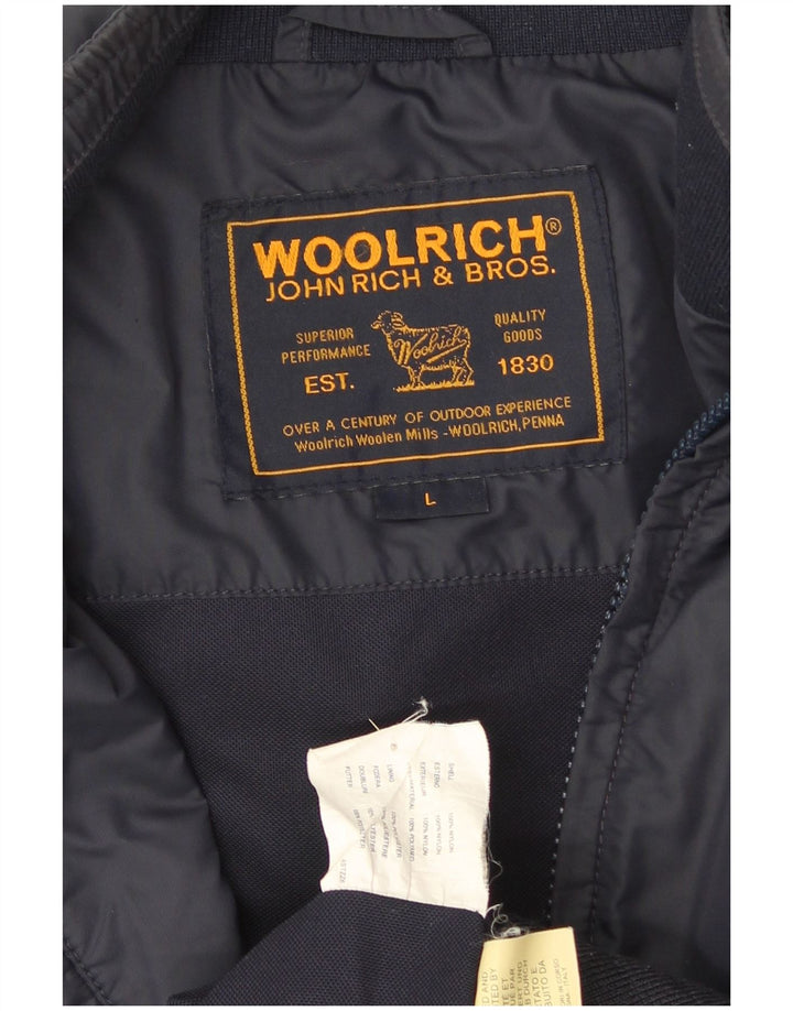 Woolrich muška vjetrovka jakna UK 40 Large tamnoplavi najlon