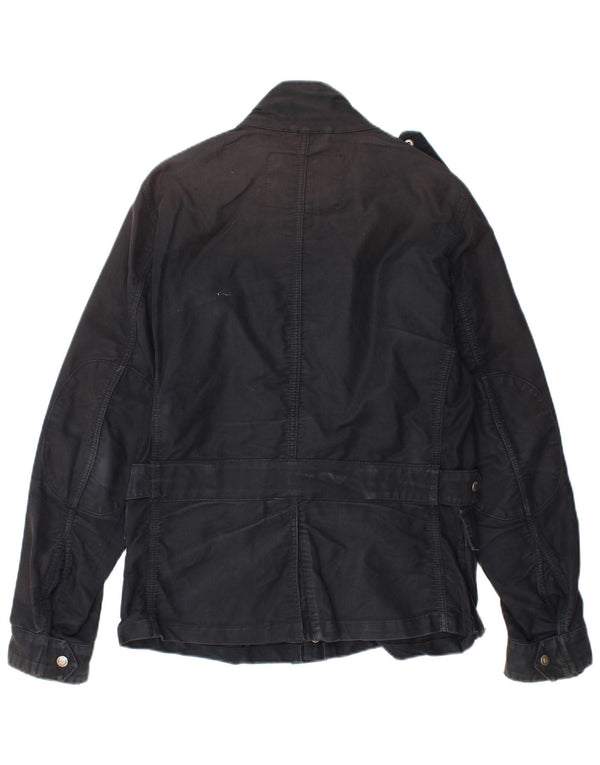 Woolrich Muška vojna jakna UK 36 Mala crna pamuk