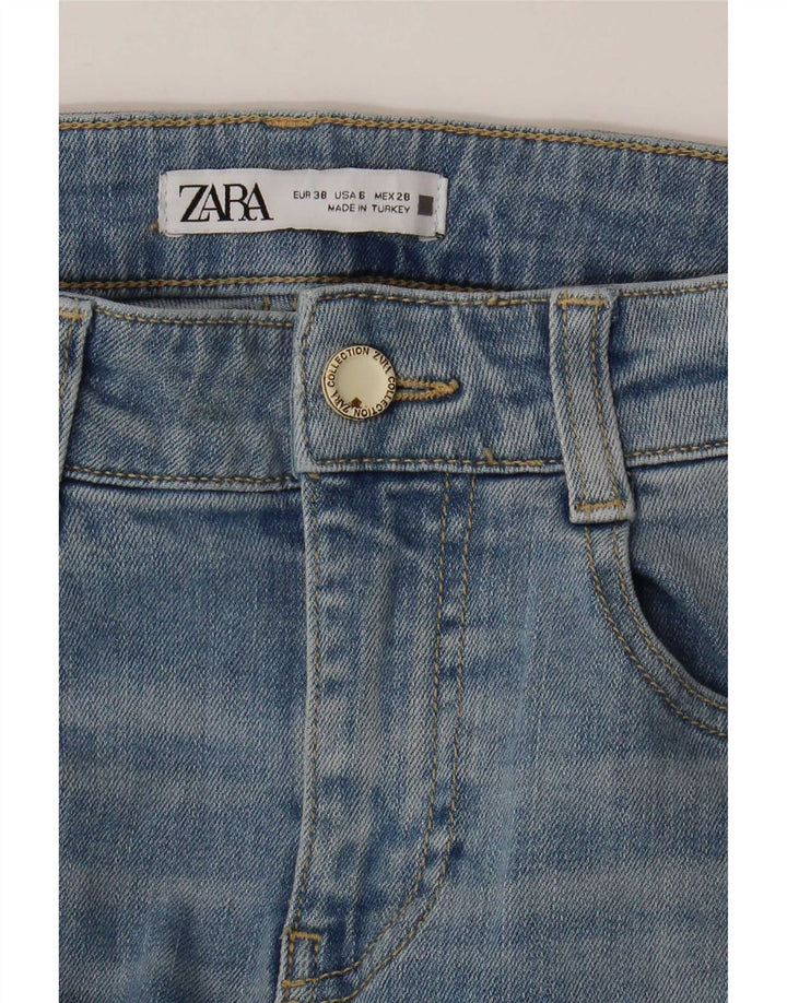 Zara ženske lepršave traperice EU 38 male W28 L30 plave