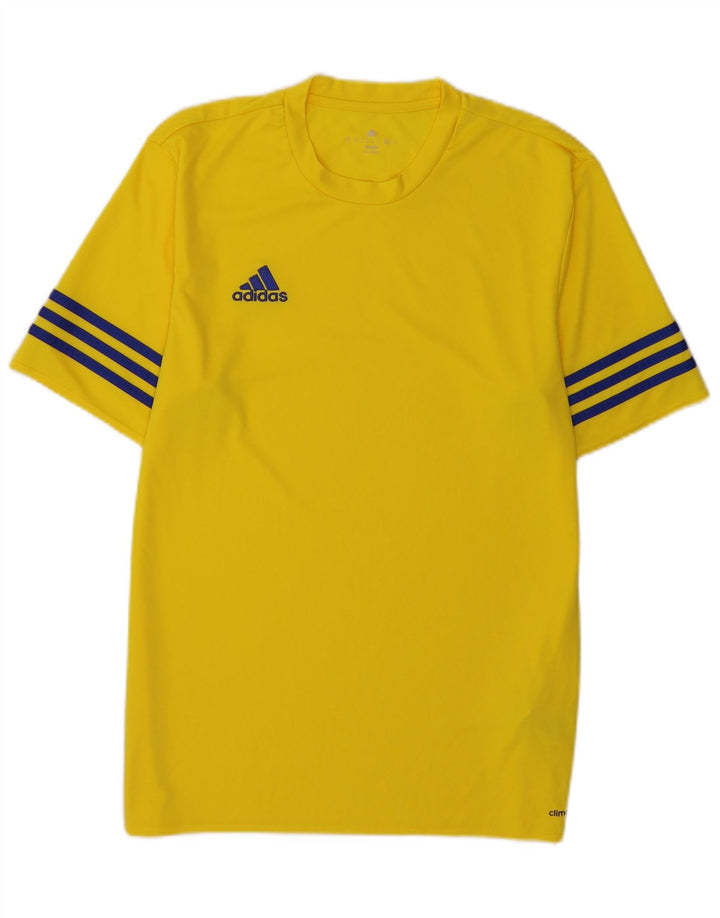 Adidas muška Climalite majica kratkih rukava Srednje žuti poliester