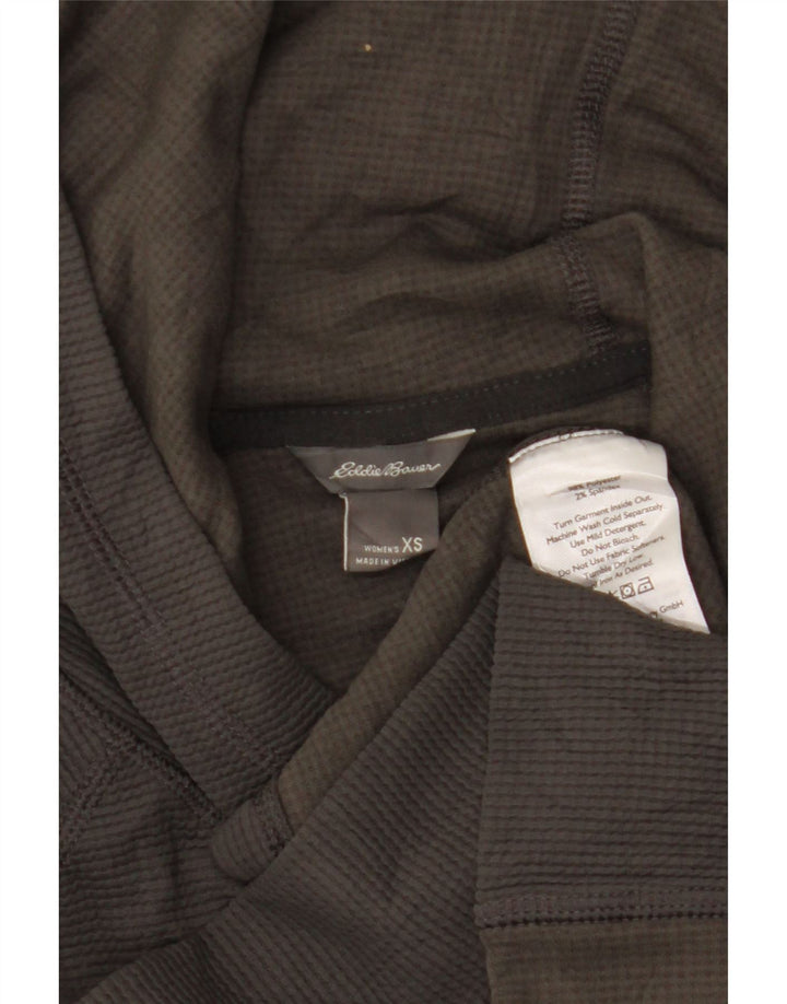 Ženska majica s kapuljačom Eddie Bauer dugih rukava UK 6 XS sivi poliester