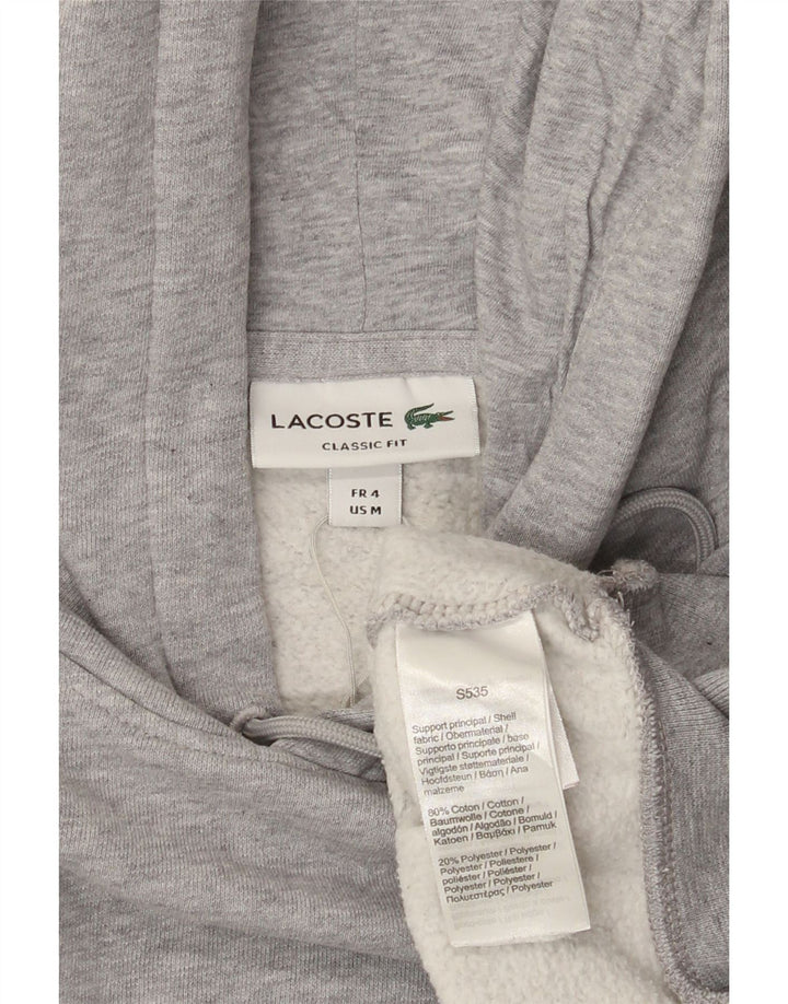 Lacoste muška majica s kapuljačom s kapuljačom, veličina 4, srednje siva boja