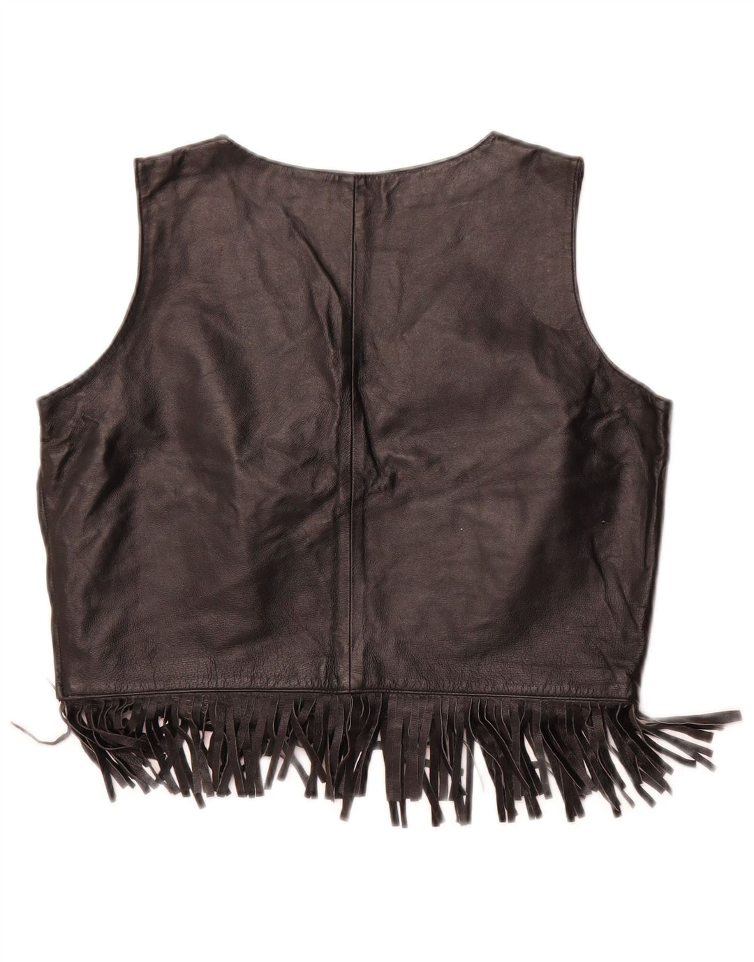 Ženska ležerna kolekcija WOODPECKER Crop Top EU 42 srednje crne kože