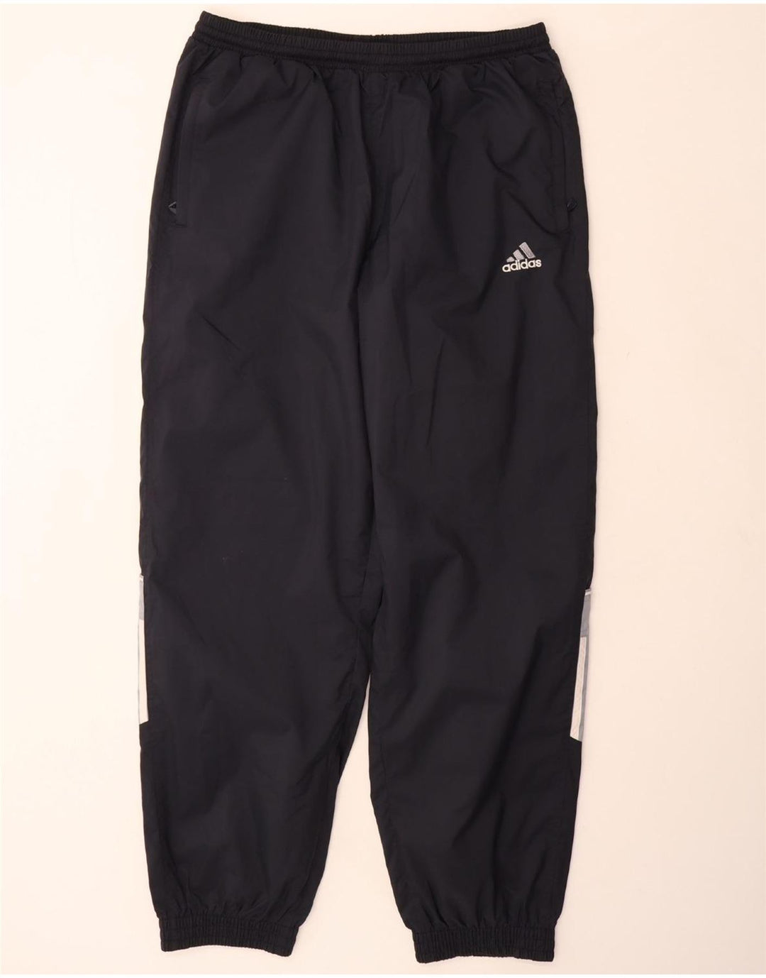 ADIDAS muške trenirke hlače joggers UK 48/50 XL crni poliester