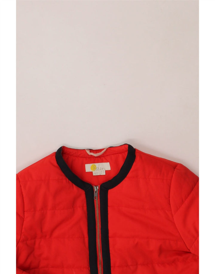 BODEN Womens Padded Jacket UK 8 Small  Red Polyester Vintage Boden and Second-Hand Boden from Messina Hembry 