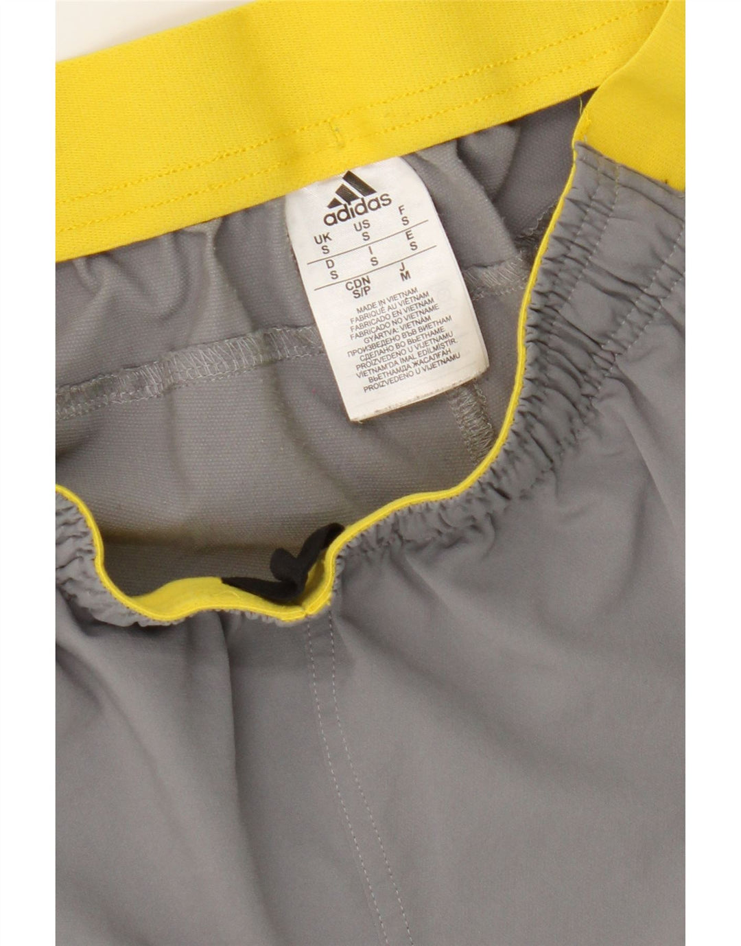 ADIDAS Womens Climacool Sport Shorts Small  Grey Colourblock Polyester Vintage Adidas and Second-Hand Adidas from Messina Hembry 