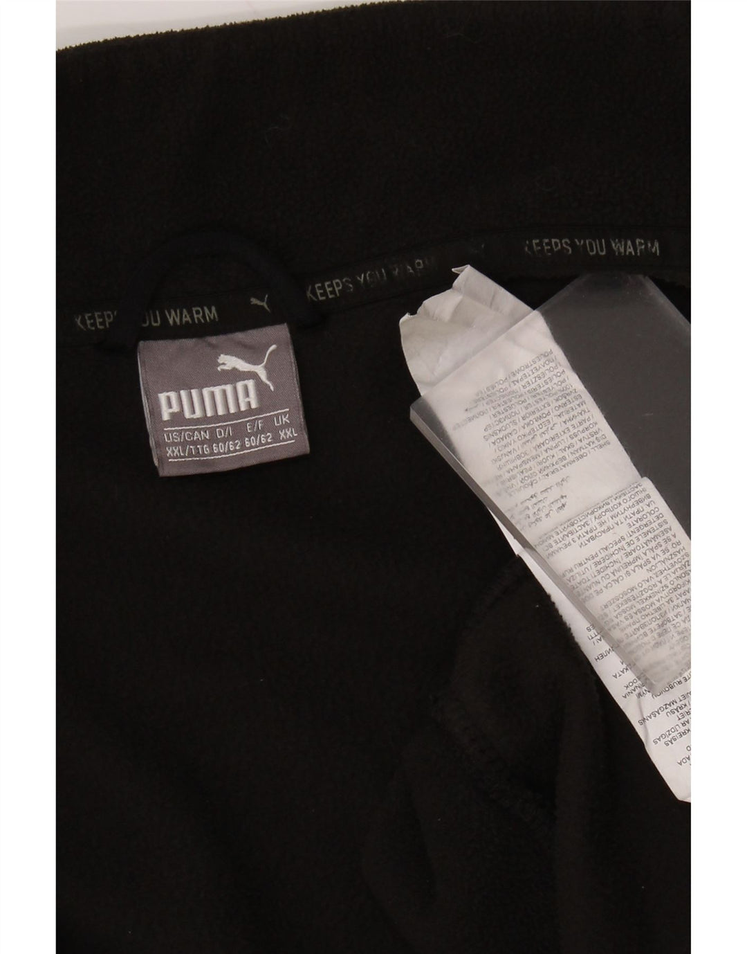 PUMA muška flis jakna 2XL crni poliester