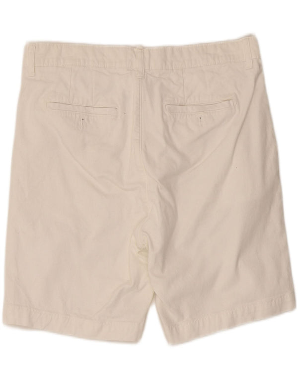 Zara muške chino kratke hlače EU 42 Large W32 Bijeli pamuk