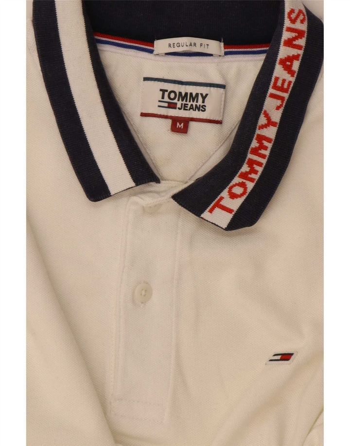 Tommy Hilfiger muška ragbi polo majica s grafičkim motivima srednje bijele boje