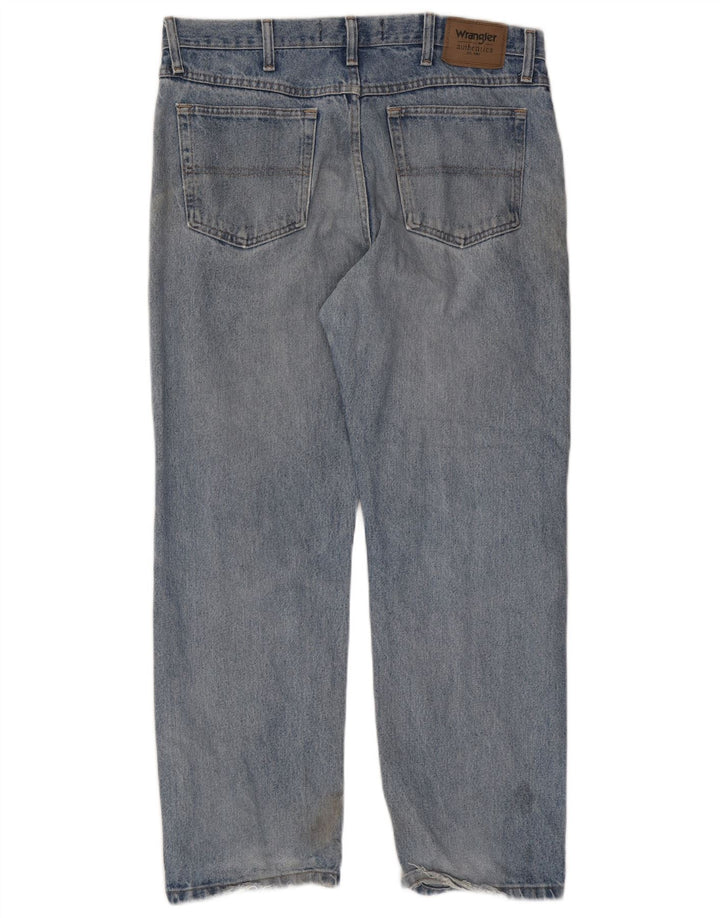 Wrangler muške ravne traperice W36 L29 plavi pamuk