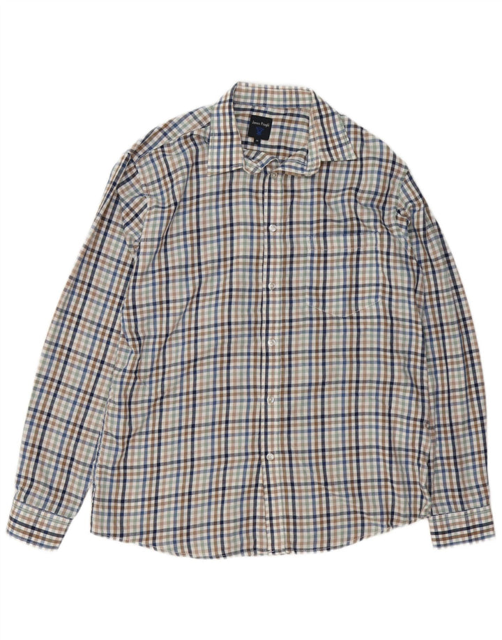 James Pringle muška flanelska košulja srednje boje gingham