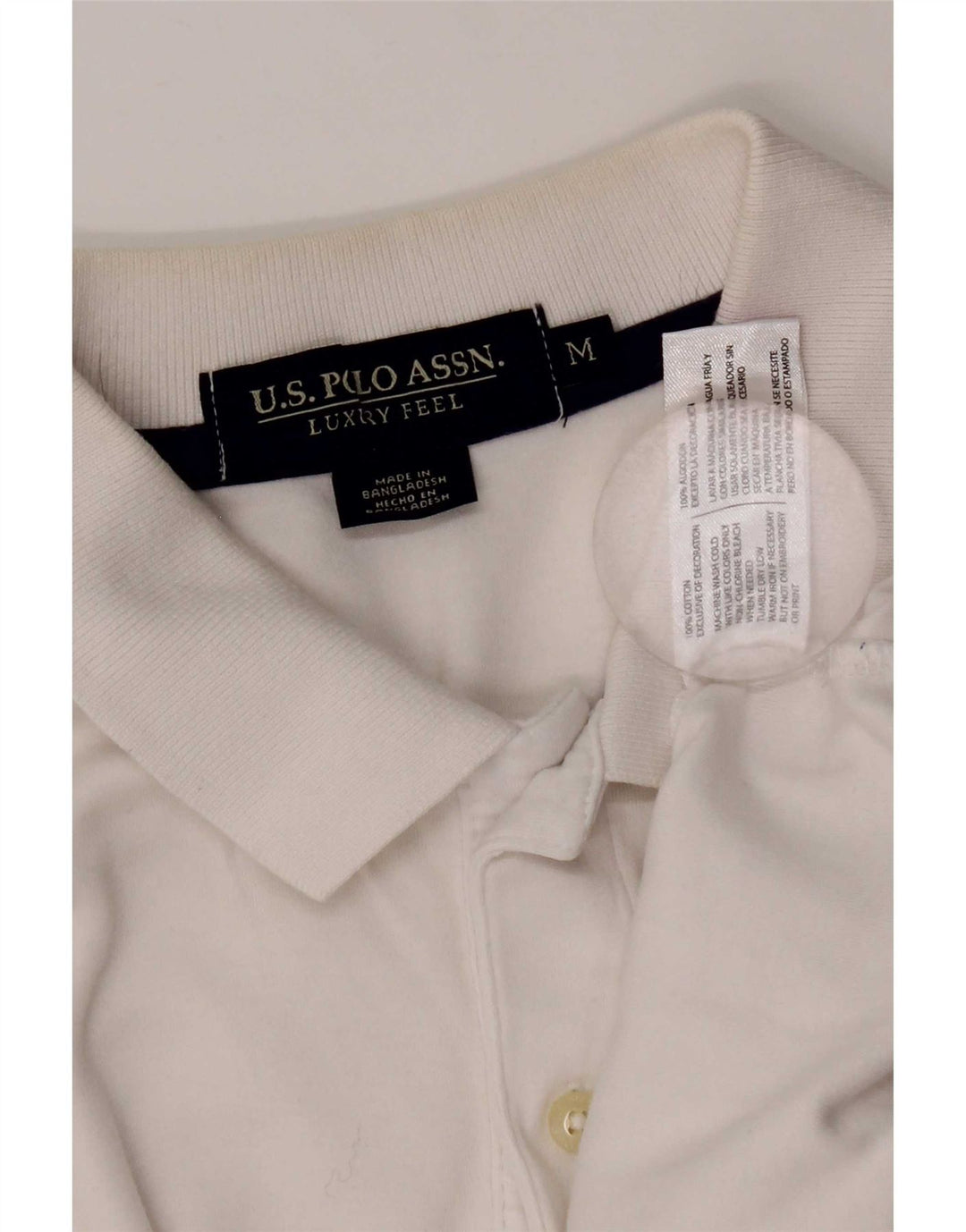 U.S. Polo Assn. Muška košulja Srednje bijeli pamuk