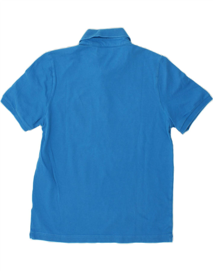 K-WAY Mens Polo Shirt Small Blue Cotton Vintage K-Way and Second-Hand K-Way from Messina Hembry 