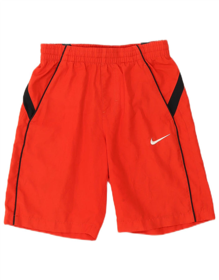 NIKE Sportske kratke hlače za dječake 8-9 godina male crvene poliesterske boje