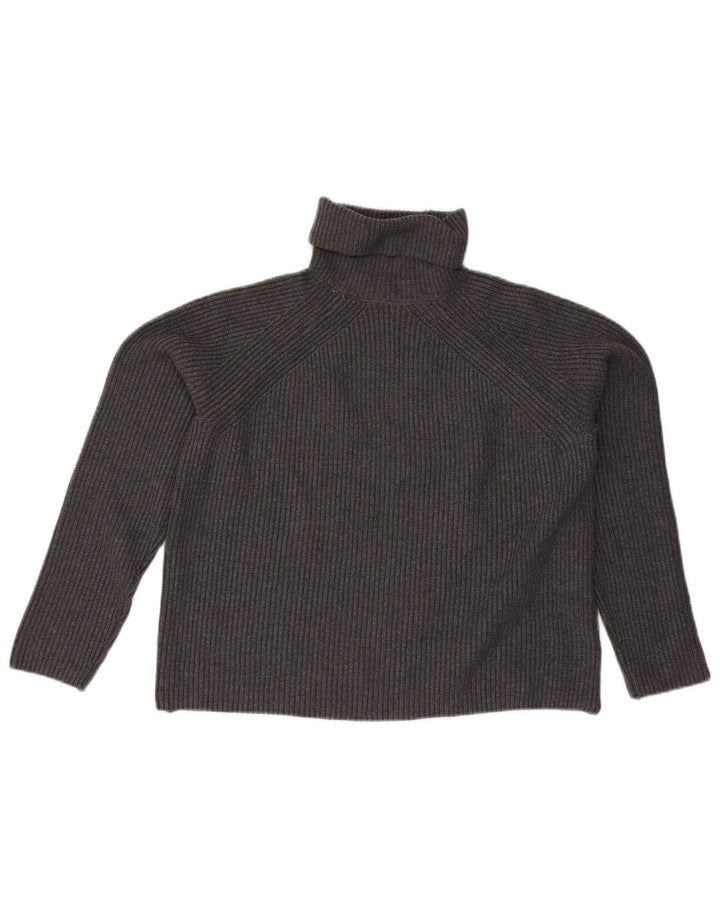 Marks & Spencer ženski kratki pulover s ovratnikom UK 10 Small Gray