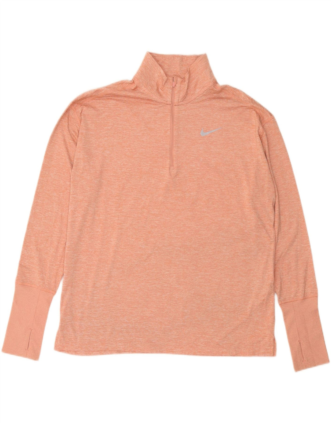 NIKE Ženski Dri Fit Pulover Trenirka Top UK 16 Large Pink Flected