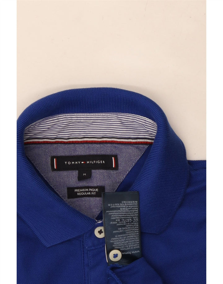 TOMMY HILFIGER Muška polo majica standardnog kroja Srednje plavi pamuk