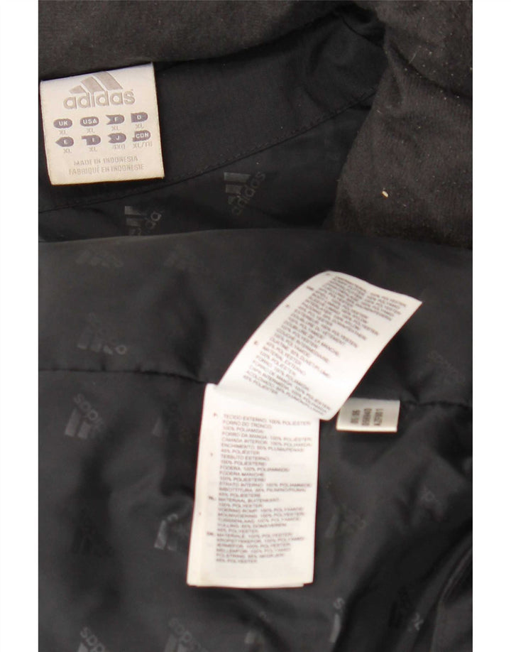 Adidas muška podstavljena jakna UK 42 XL crni poliester