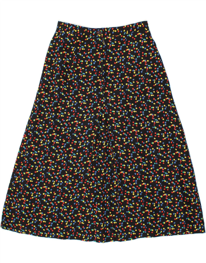 VINTAGE Womens Pleated Skirt W26 Small Black Flecked Vintage Vintage and Second-Hand Vintage from Messina Hembry 