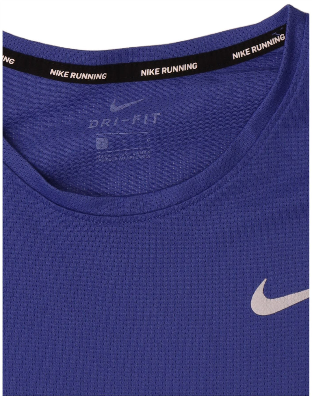 Nike Dri Fit majica kratkih rukava, veliki plavi poliester