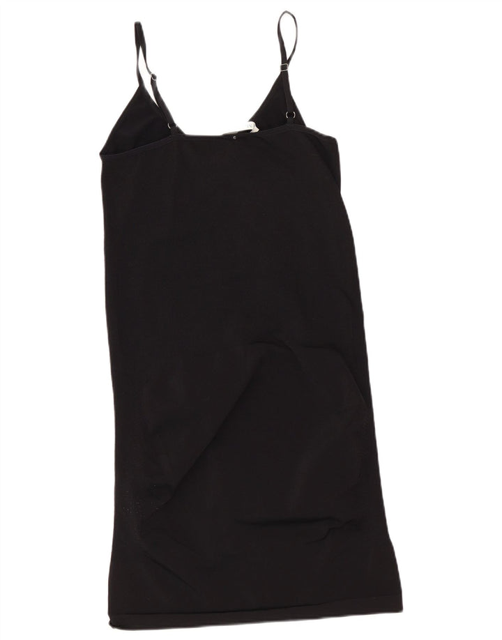 Max Mara ženska prevelika slip haljina UK 16 velika crna
