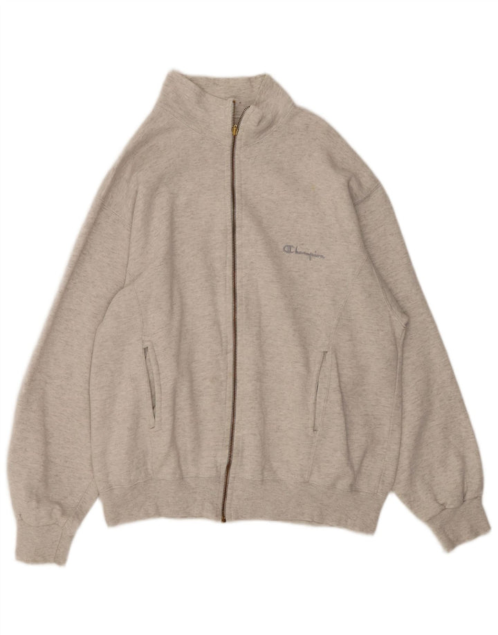 CHAMPION Muška trenirka Gornja jakna Srednje sivi pamuk