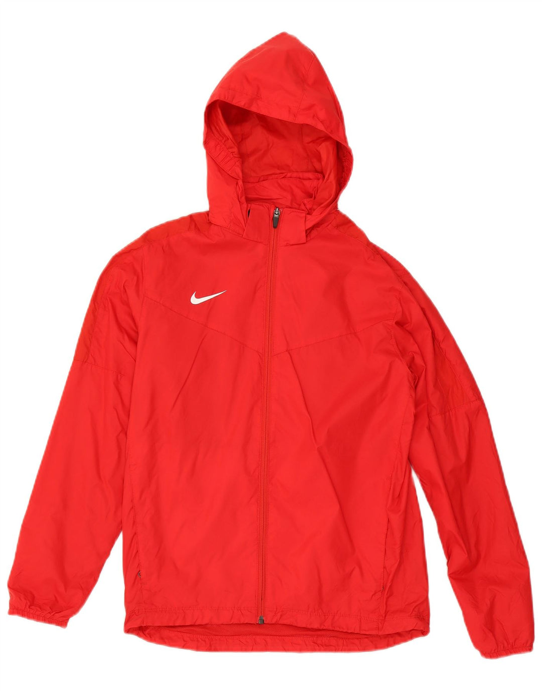 Velika crvena najlonska jakna Nike za dječake s kapuljačom 12-13 godina