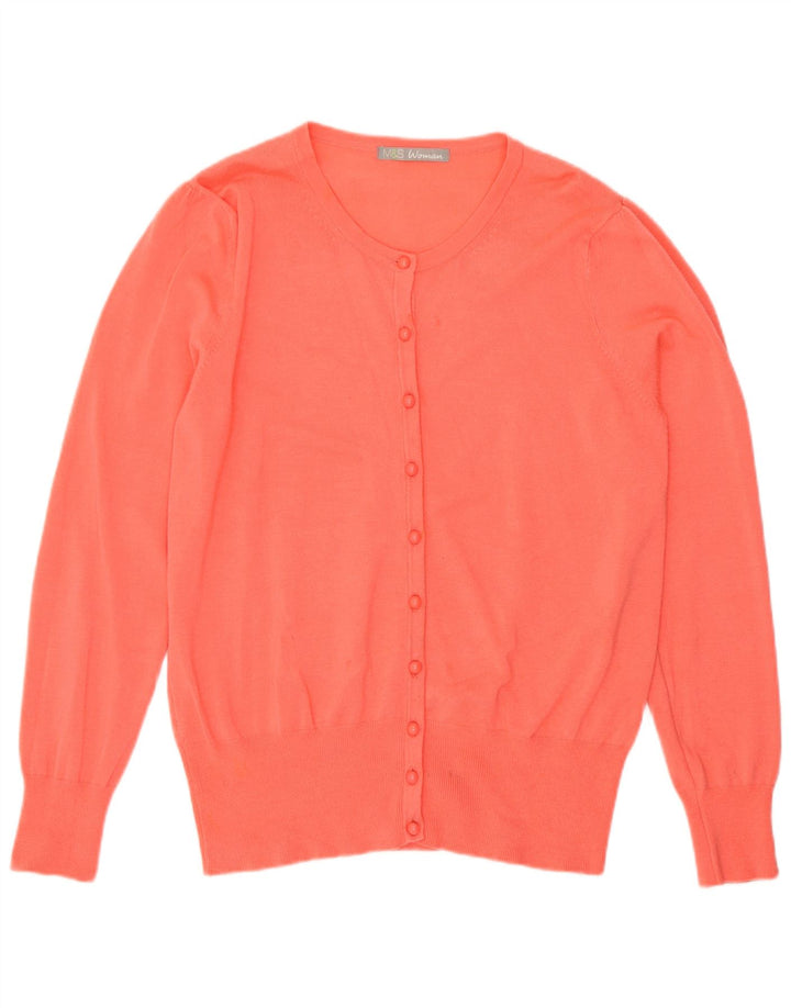 Marks & Spencer ženski kardigan pulover UK 10 Small Pink