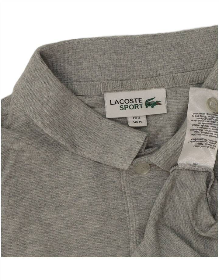 Lacoste muška polo majica, veličina 4, srednje sivi flekasti pamuk