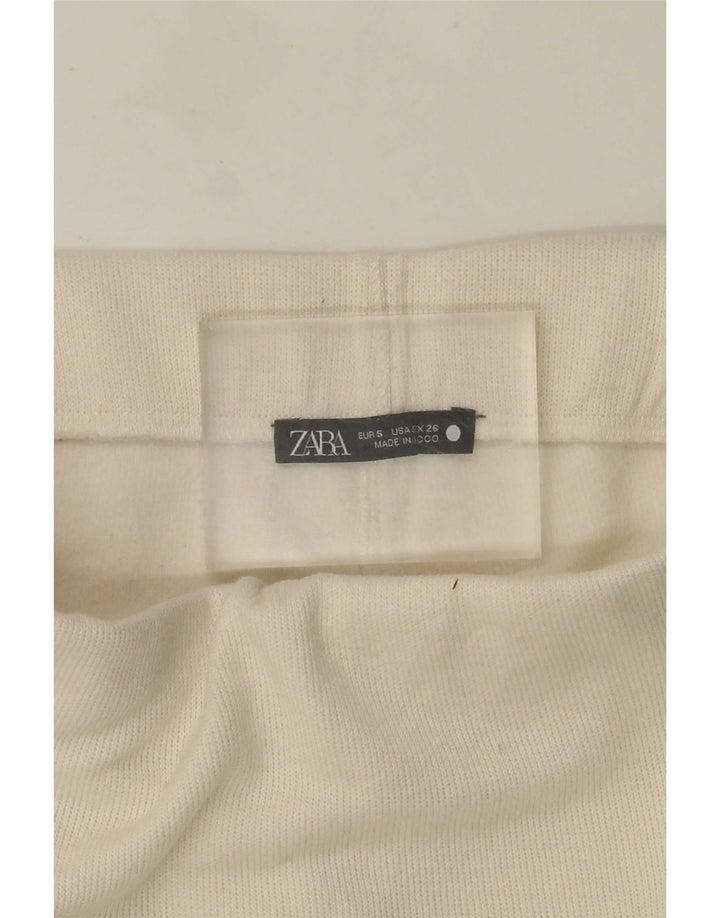 Zara ženska midi suknja mala W26 sivo bijela