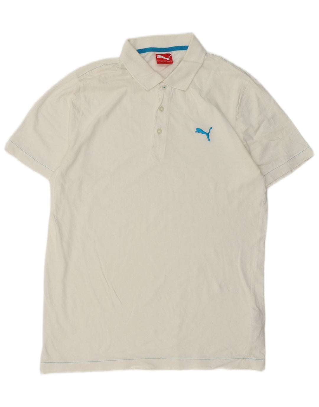 PUMA muška polo majica Srednje bijeli pamuk