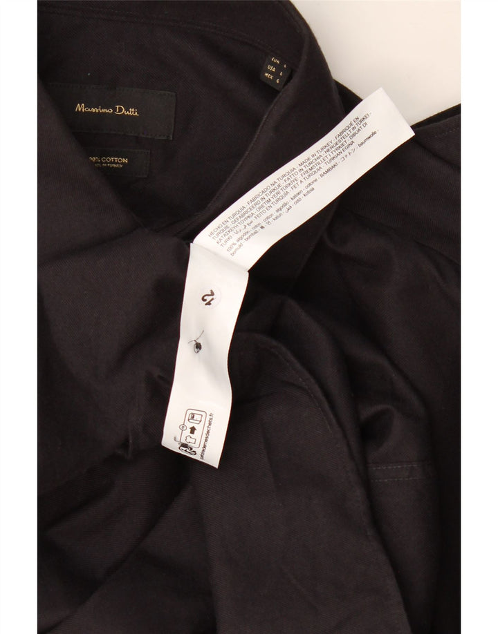 Massimo Dutti muška košulja velika crna pamučna