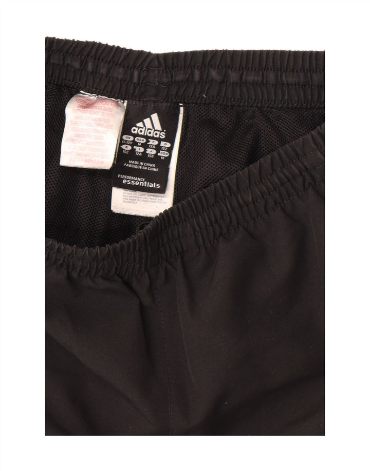 ADIDAS Boys Climalite Sport Shorts 11-12 Years Black Polyester Vintage Adidas and Second-Hand Adidas from Messina Hembry 