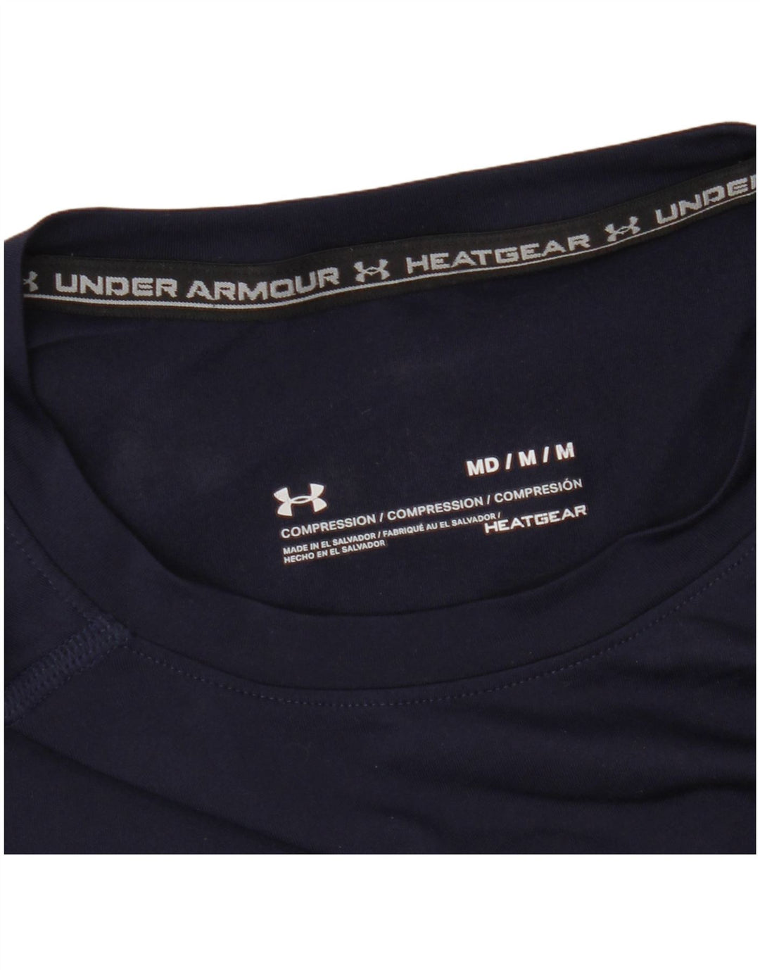 Under Armour muška majica Heat Gear Srednje tamnoplava sintetička