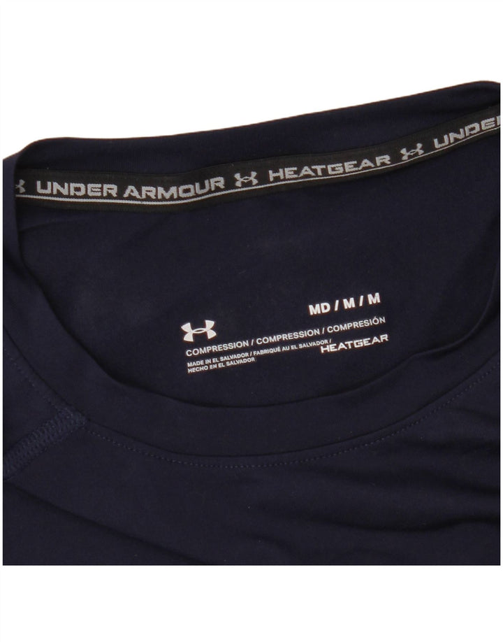 Under Armour muška majica Heat Gear Srednje tamnoplava sintetička