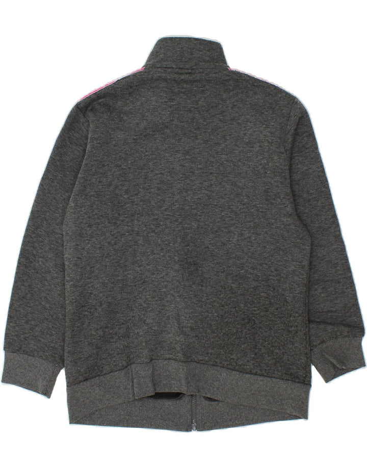 UMBRO Womens Graphic Tracksuit Top Jacket UK 14 Large Grey Cotton Vintage Umbro and Second-Hand Umbro from Messina Hembry 