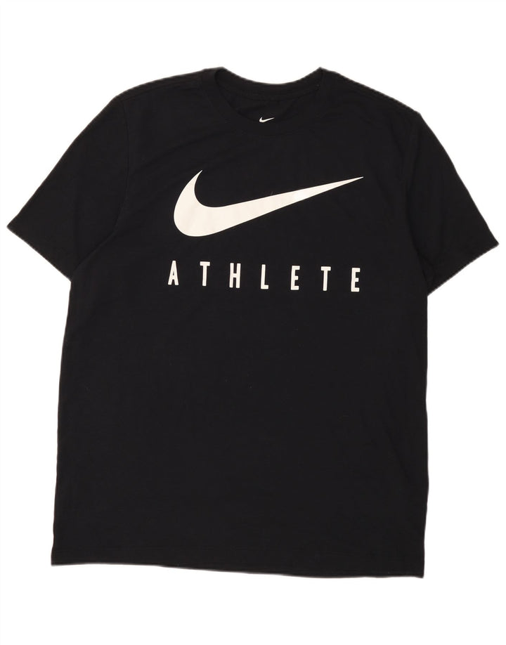 NIKE muška Dri Fit majica kratkih rukava velika crna pamučna majica