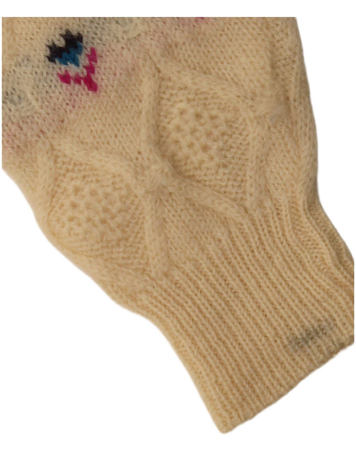 WALBUSCH Ženski džemper s kornjačevim ovratnikom UK 16 Large Beige Fair Isle