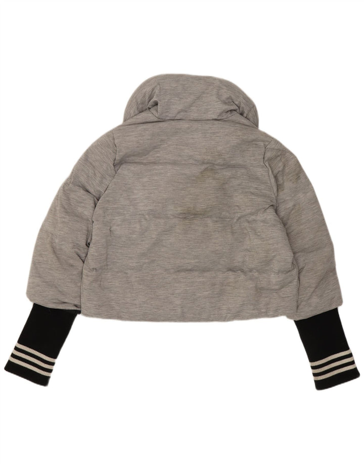 Adidas ženska podstavljena jakna UK 14 Medium Grey Colourblock poliamid