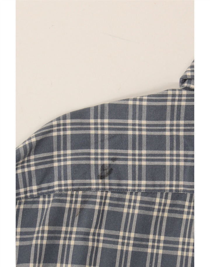 EDDIE BAUER Muška flanelska košulja Srednje plavi karirani pamuk